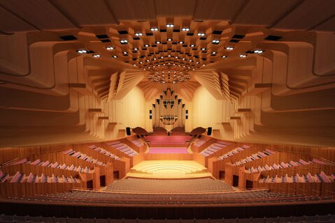 Opera house concert hall impression