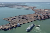 Darwin's port, which has been leased under a 99-year deal to Chinese company Landbridge Group.