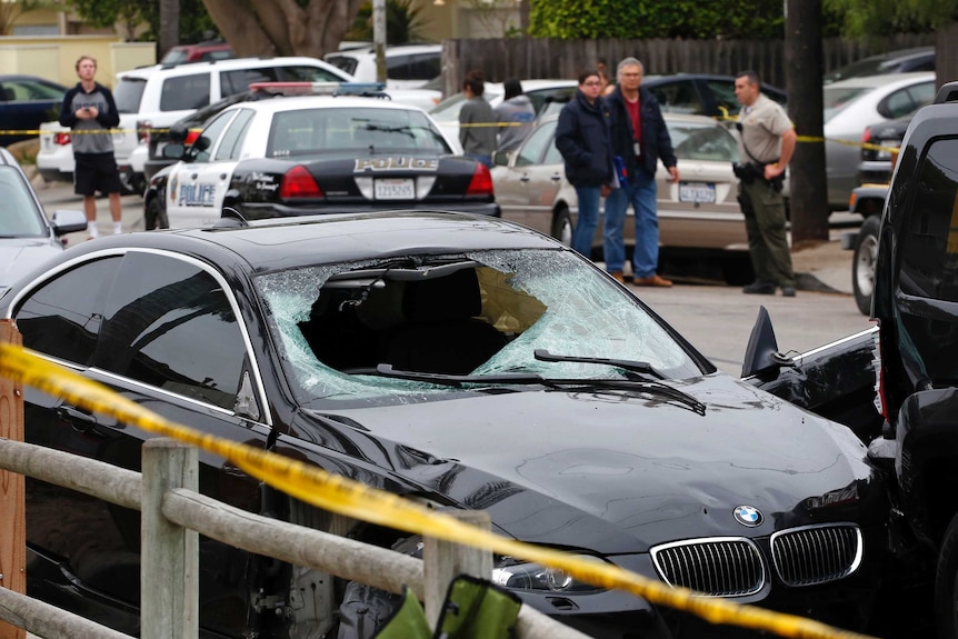 Vehicle of alleged Santa Barbara shooter