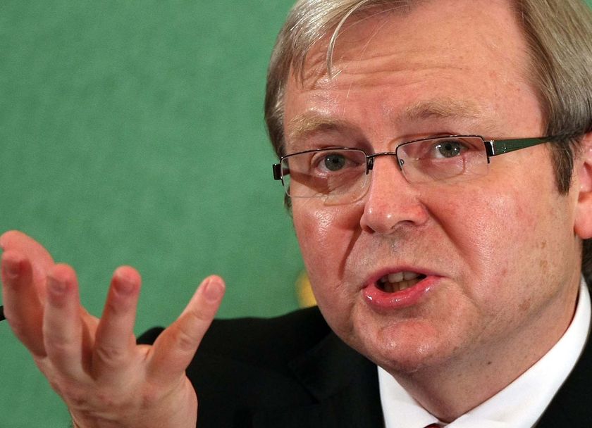 Rudd attacks magazine over naked girl cover - ABC News