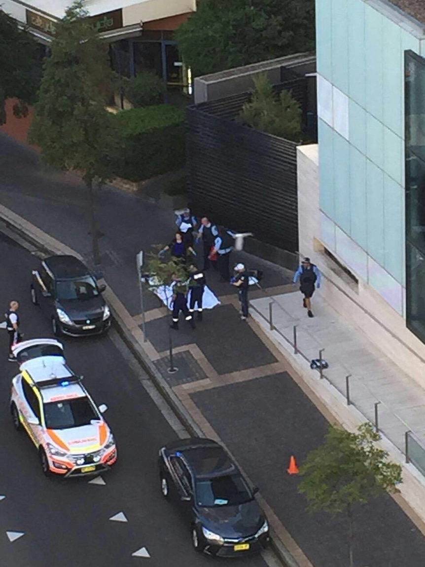 Aftermath of shooting at Parramatta