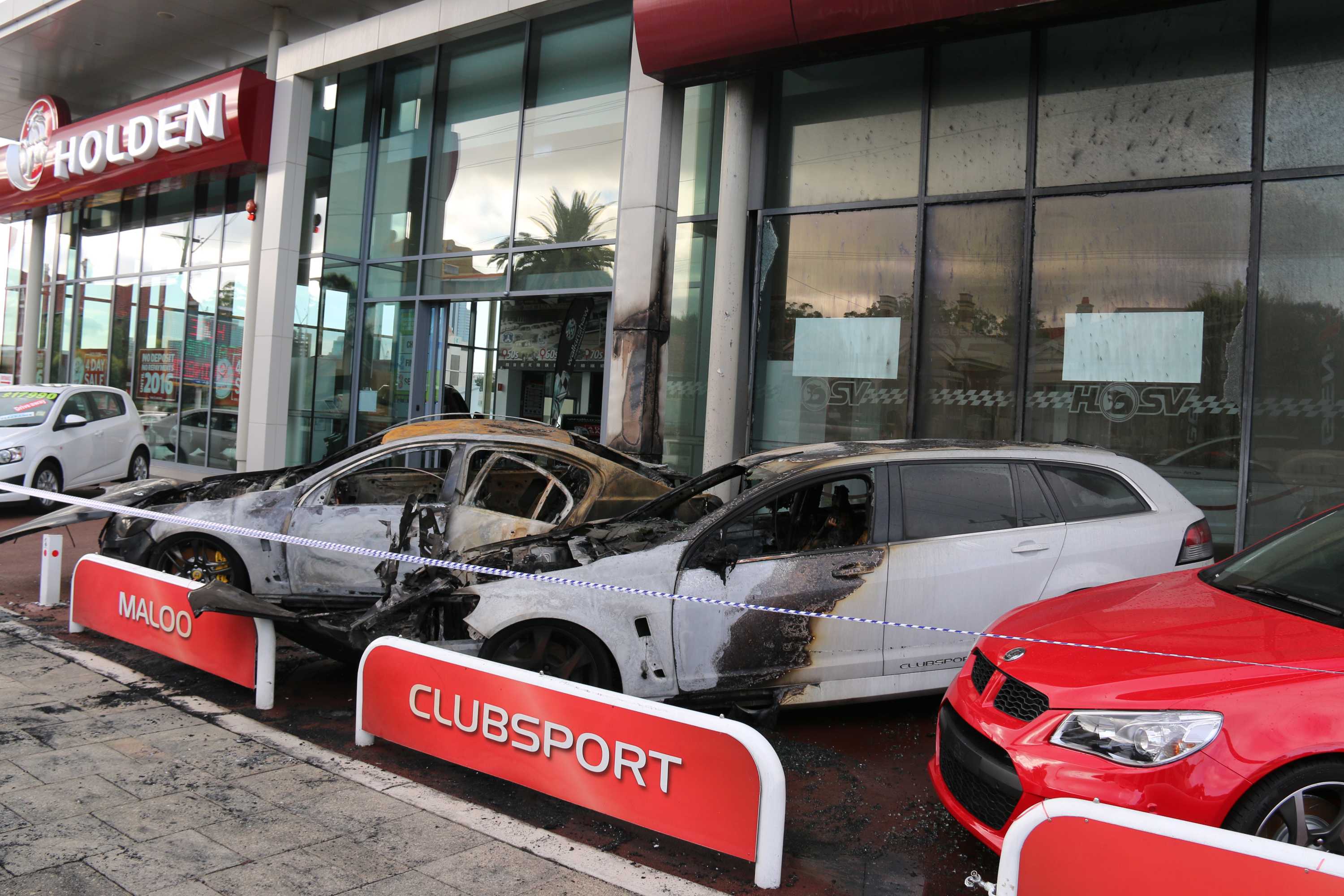 West Perth car dealership fire destroys vehicles, damages showroom