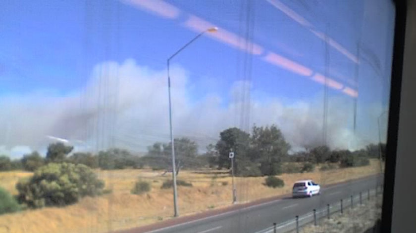 Bushfire affects new Mandurah railway