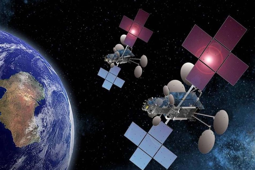 Two satellites the Federal Government plans to launch as part of the National Broadband Network