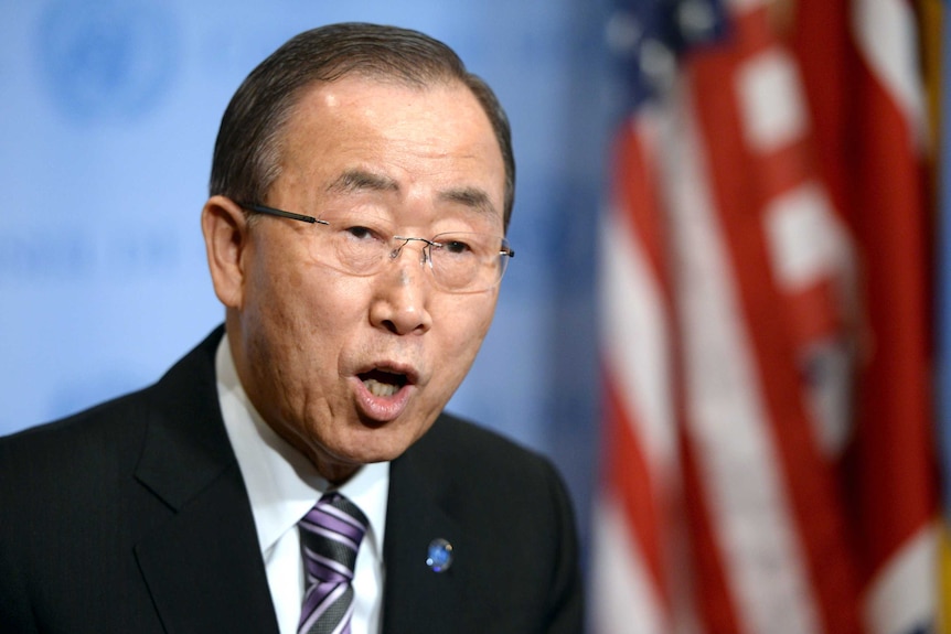 UN chief Ban Ki-moon