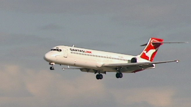 A Qantas plane