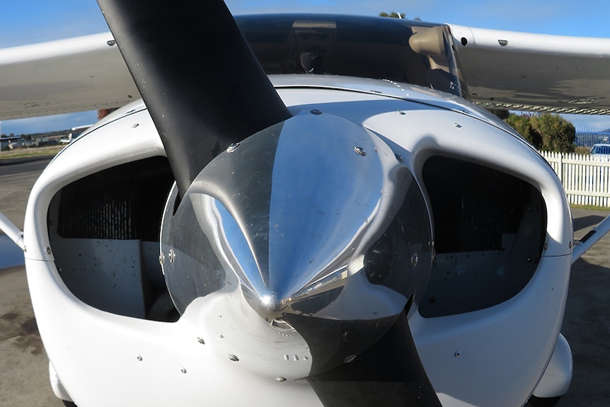 Cessna 172 aircraft of Tasmanian pilot Oliver O'Halloran.