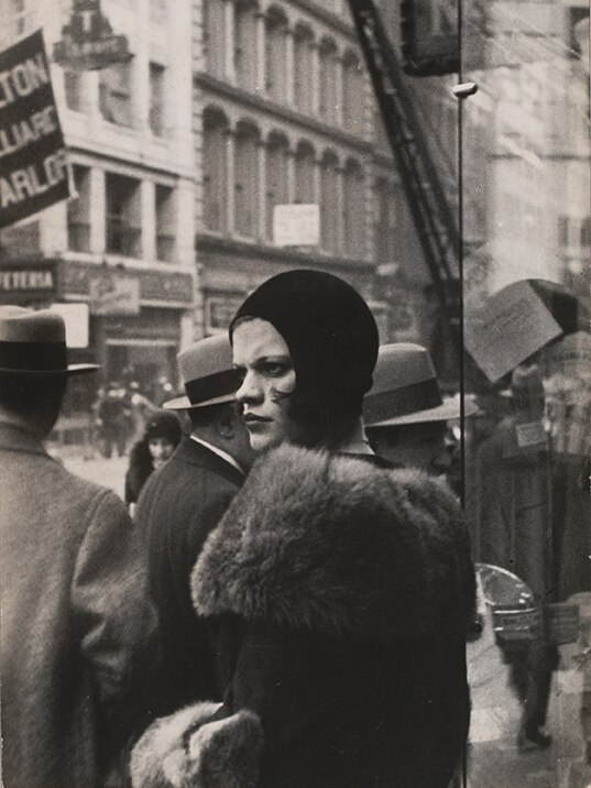 Girl in Fulton Street, New York 1929