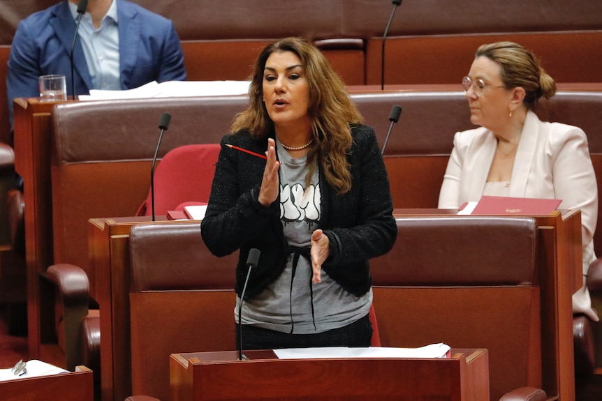 Lidia Thorpe speaks in Parliament