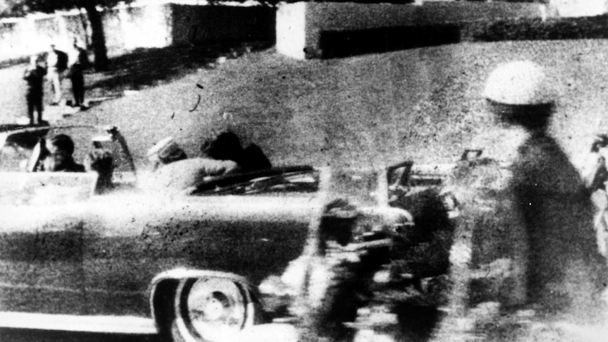 Photo taken moments after JFK was assassinated.