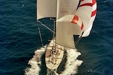 Windward Passage participating in the Sydney to Hobart race.