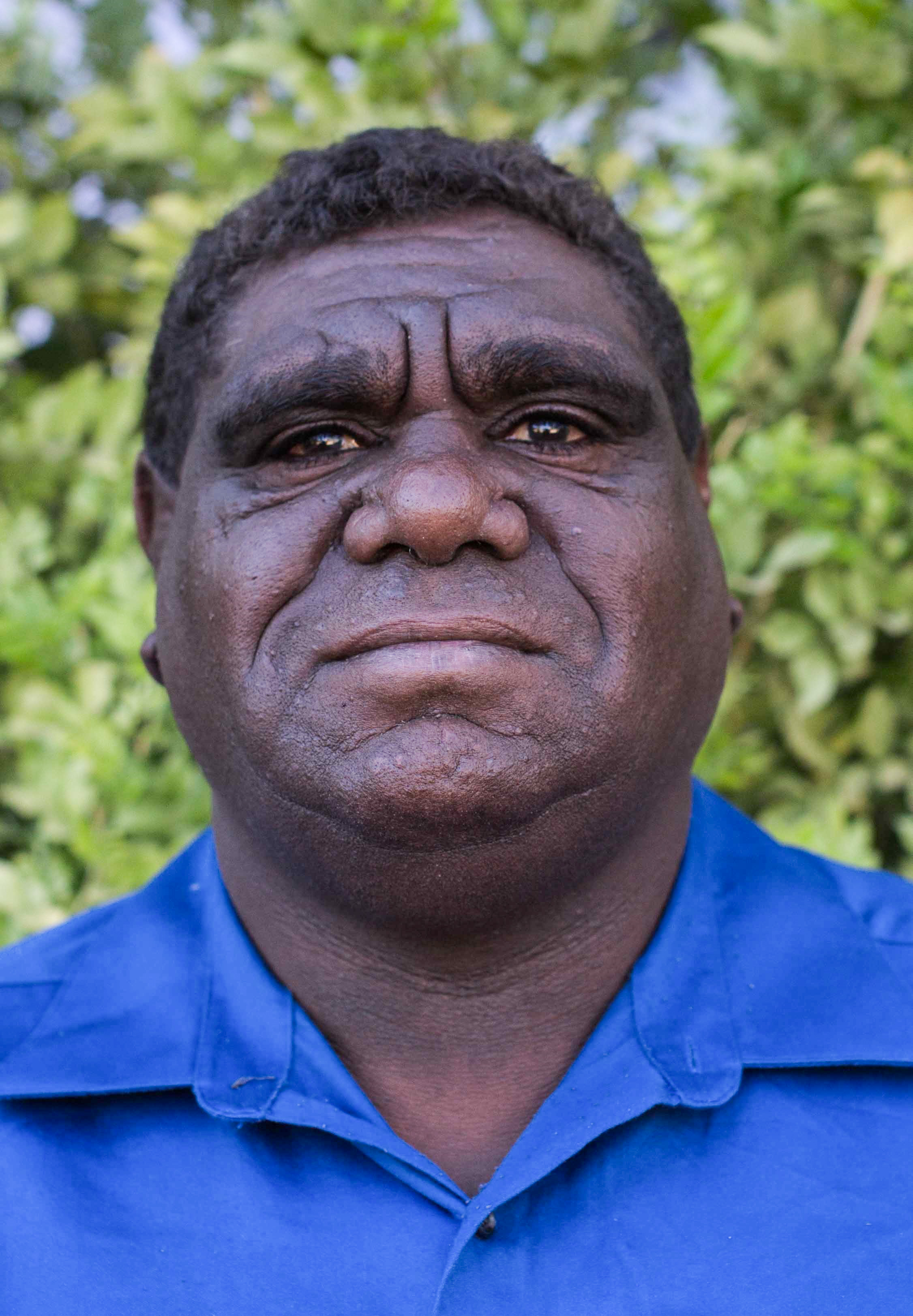 Портретное фото аборигена.