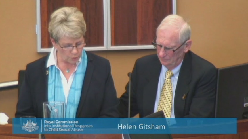 Helen Gitsham speaks at the Royal Commission