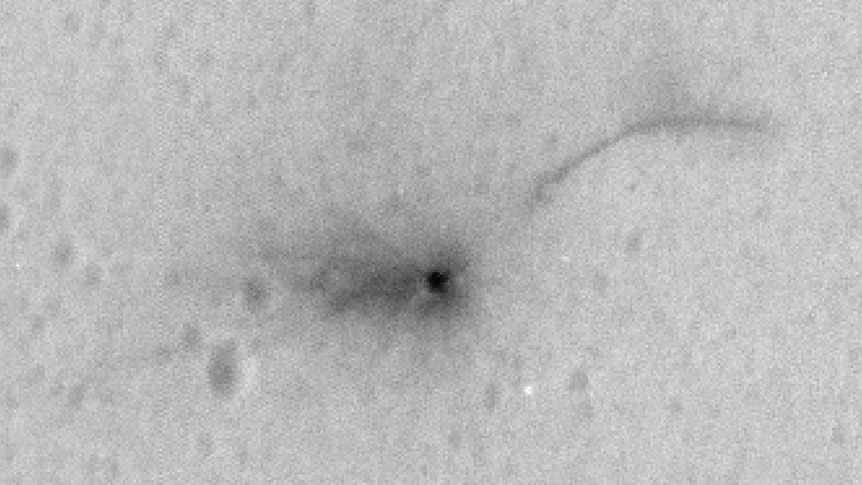 Impact site of the Schiaparelli lander