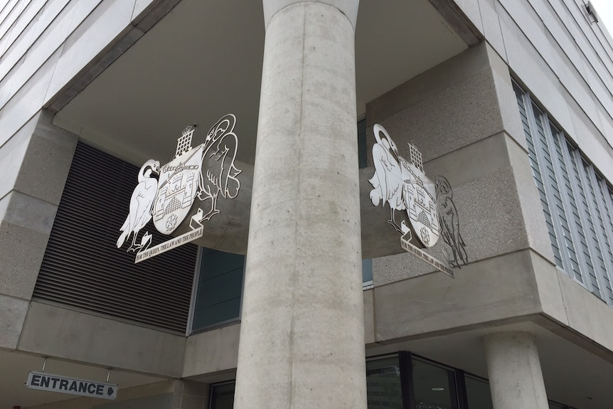 Coat of arms at the ACT court precinct