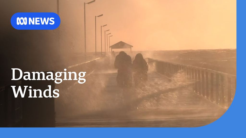 Damaging winds to batter flood-hit NSW after lashing South Australia ...