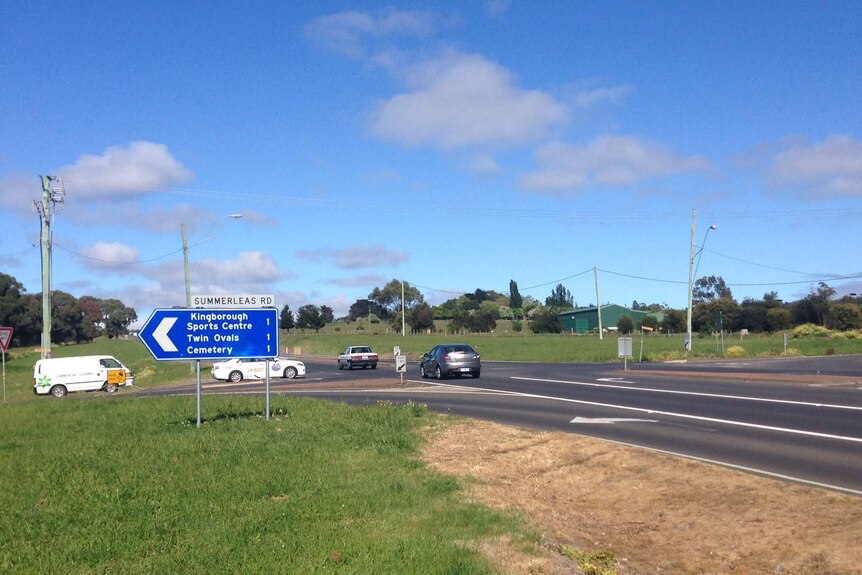 The Summerleas Road, Huon Highway intersection which is slated for upgrade.