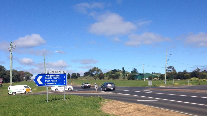 The Summerleas Road, Huon Highway intersection which is slated for upgrade.