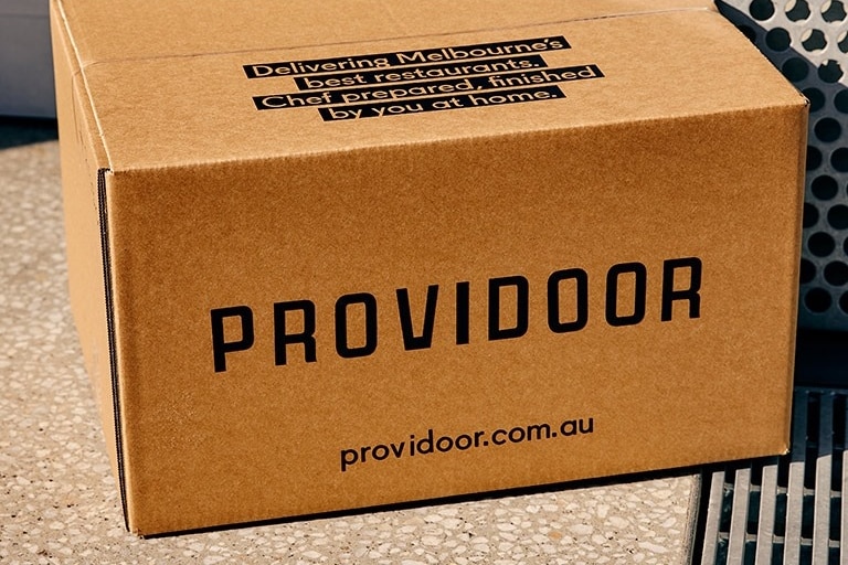 A box that reads Providoor