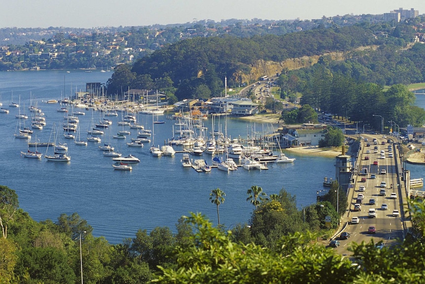 Spit Bridge in Middle Harbour