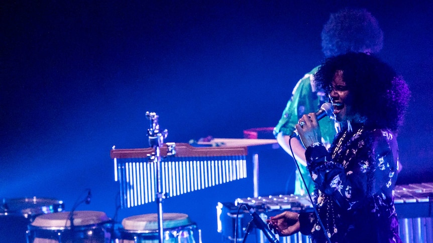 Neneh Cherry performing at Carriageworks for Sydney Festival, 2019
