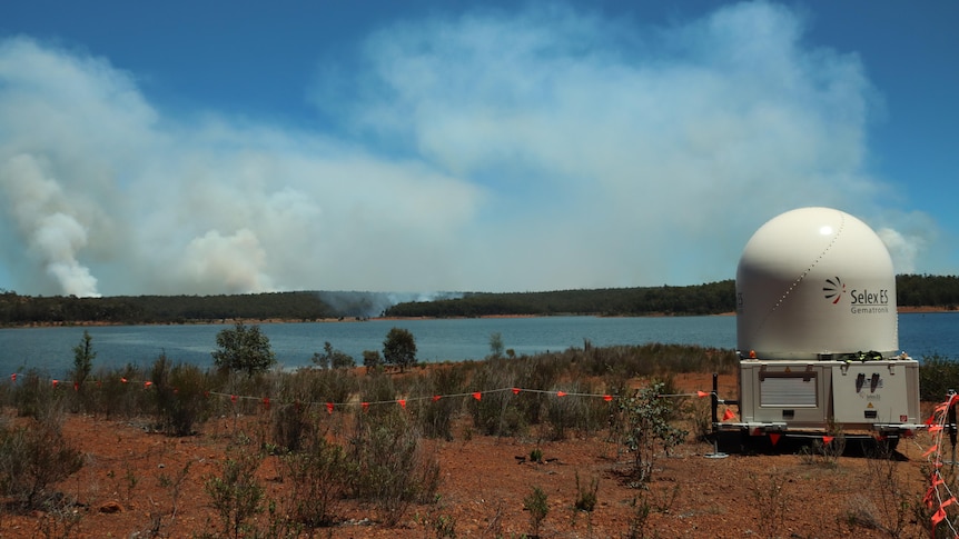 radar at controlled burn