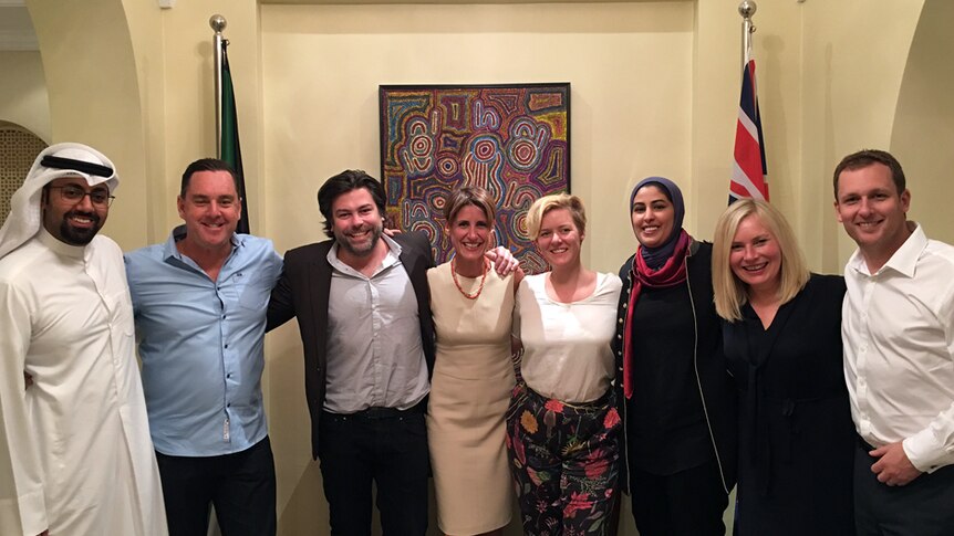 Emma Alberici joined a delegation to Kuwait.