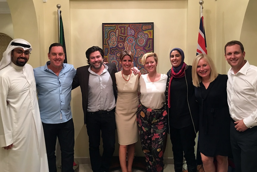 Emma Alberici joined a delegation to Kuwait.