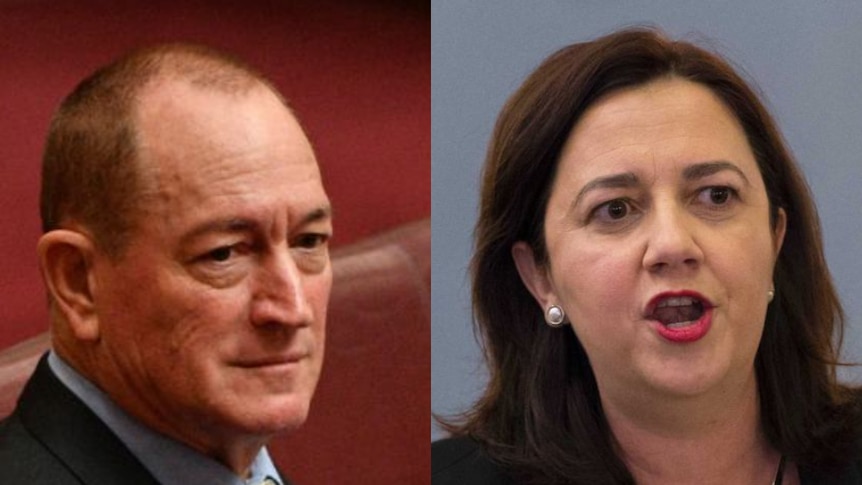 Fraser Anning and Annastacia Palaszczuk