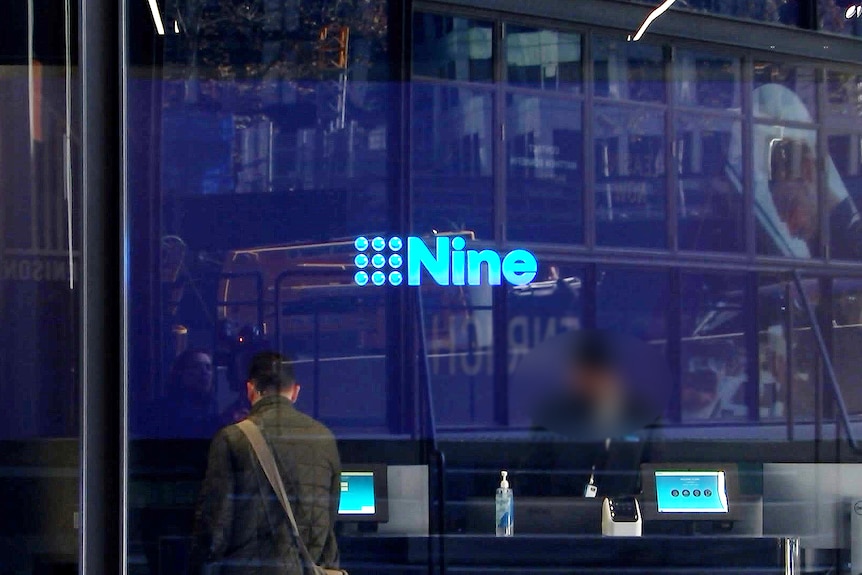 The outside of the Nine Entertainment headquarters in North Sydney.