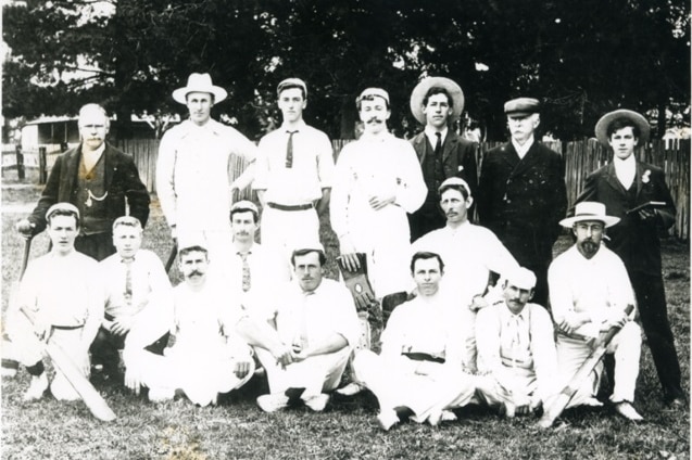 An old image of the Bowral Cricket Association