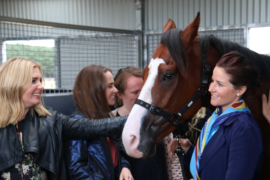 Michelle Payne with female owners