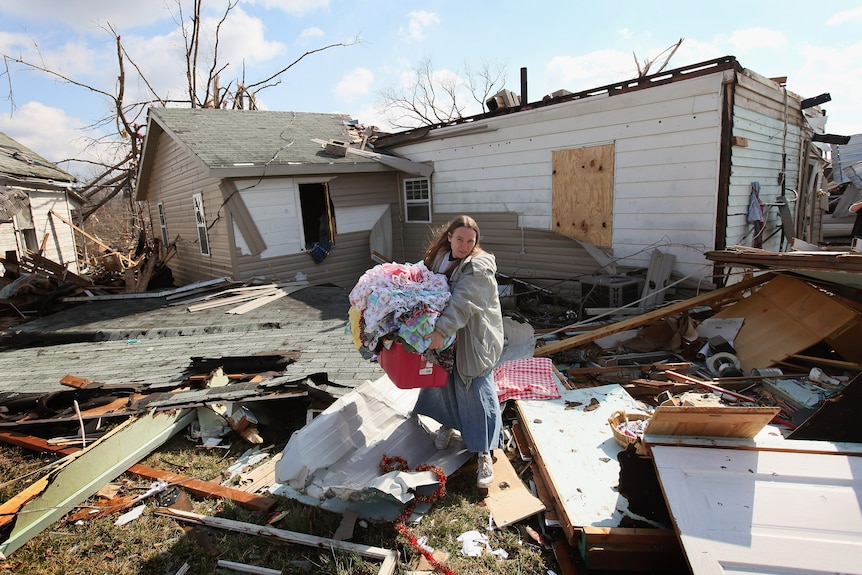 Possessions rescued after Indiana tornado