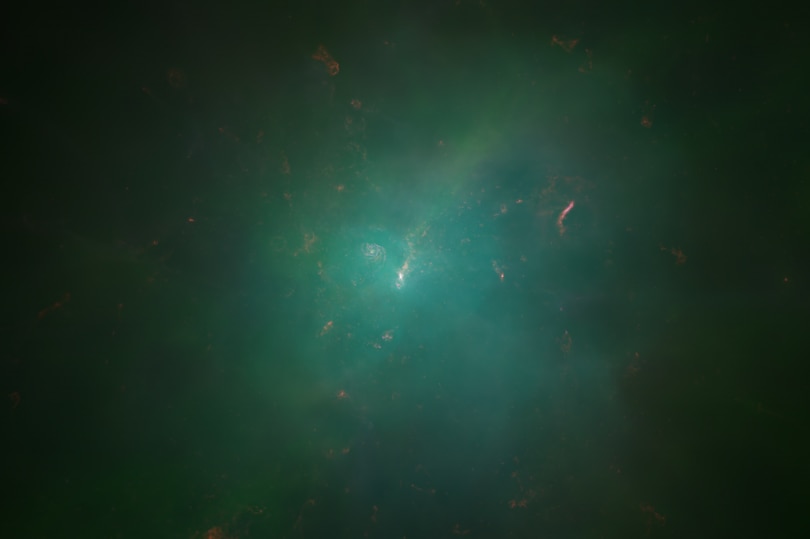 Distribution of galaxies across infrared luminous region