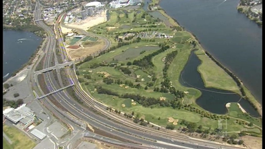Burswood from the air