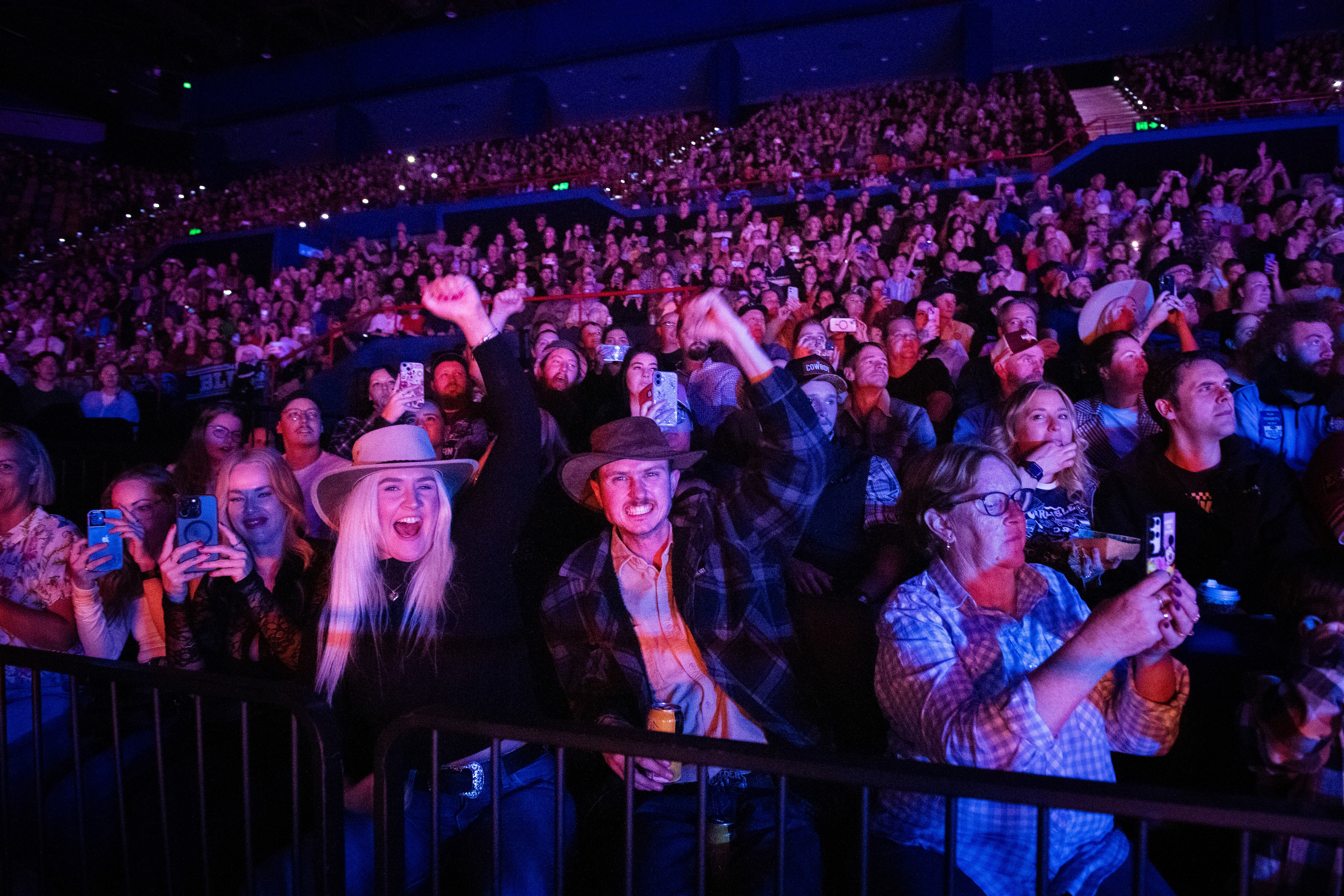 Fans at a Sold Out PBR Origin in Brisbane 2025