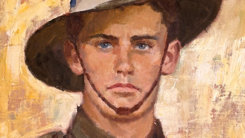 A posthumous portrait of Lieutenant Michael McCaughey