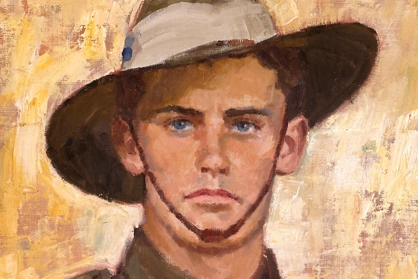 A posthumous portrait of Lieutenant Michael McCaughey