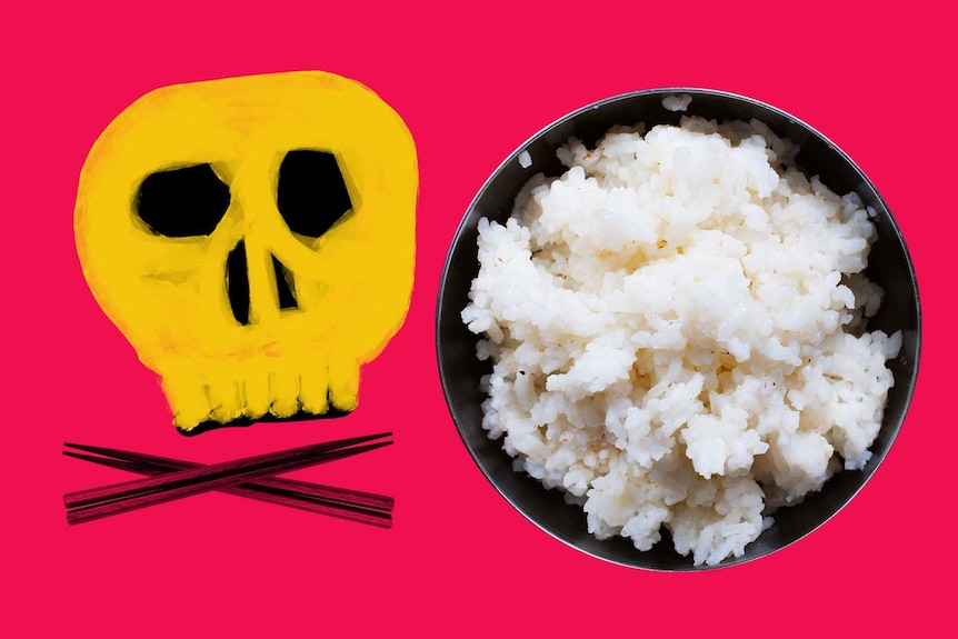 Why should you not put hot rice in the fridge?