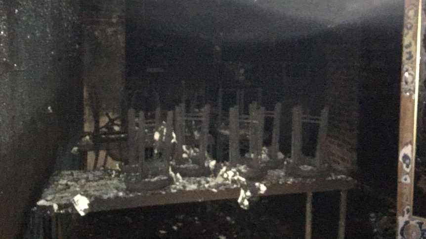 Pilgrim coffee shop destroyed by fire