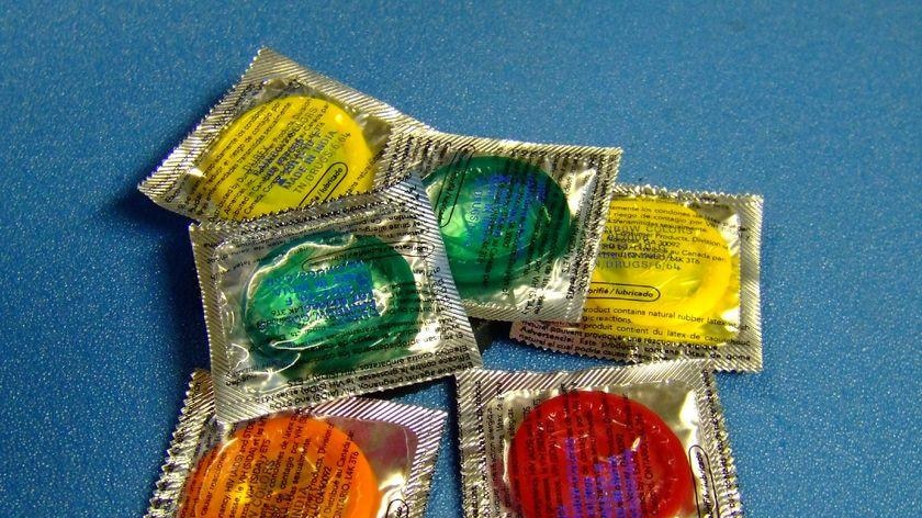 Safe sex advocates have been banned from handing out condoms