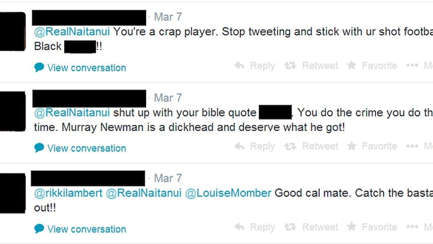Twitter racist comments at Nic Naitanui