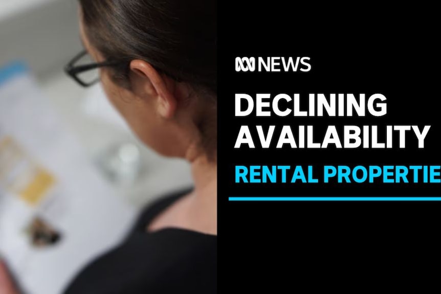 Declining Availability, Rental Properties: A woman in glasses examines a magazine