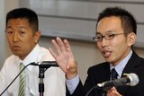 Guilty: Junichi Sato (right) and Toru Suzuki