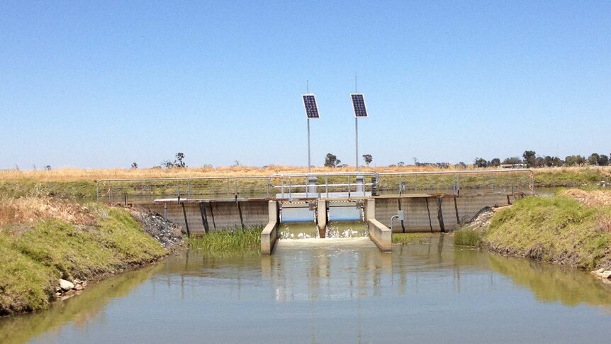 Irrigation channel near Deniliquin