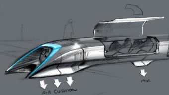 What a hyperloop pod could look like.