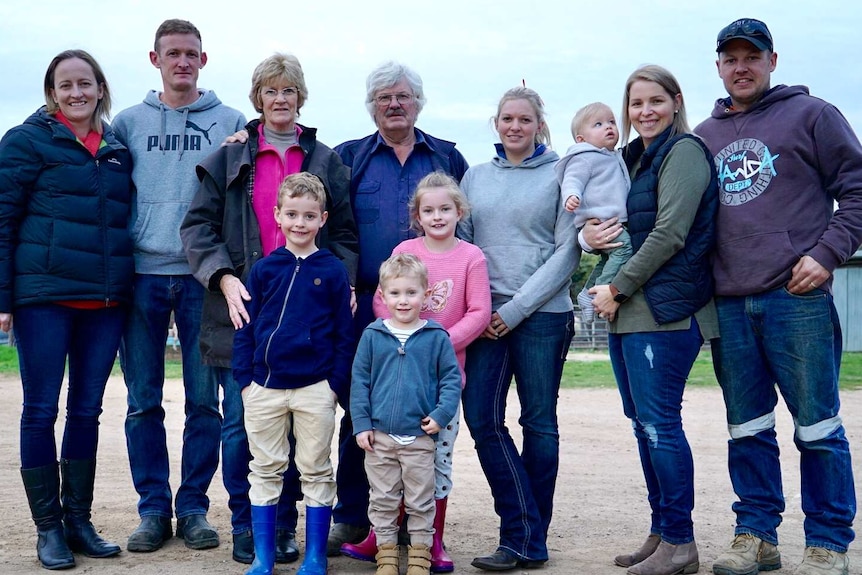 Three generations of the Carter family still live and work in Marong.