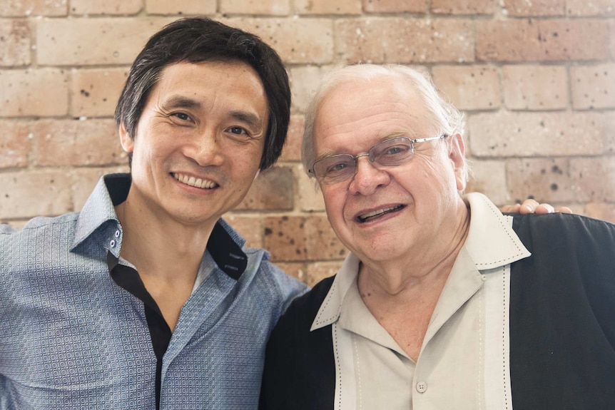 Li Cunxin with friend Ben Stevenson in 2013