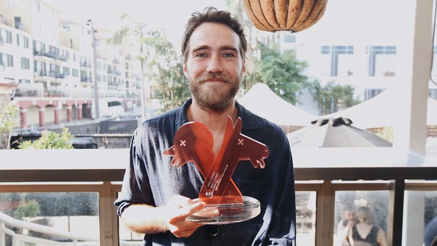 Matt Corby with the J Award for Australian Album of the Year 2019