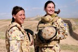 Corporals Ivona Bartush and Nicole Spohn, are two of the ADF mums serving in southern Afghanistan.